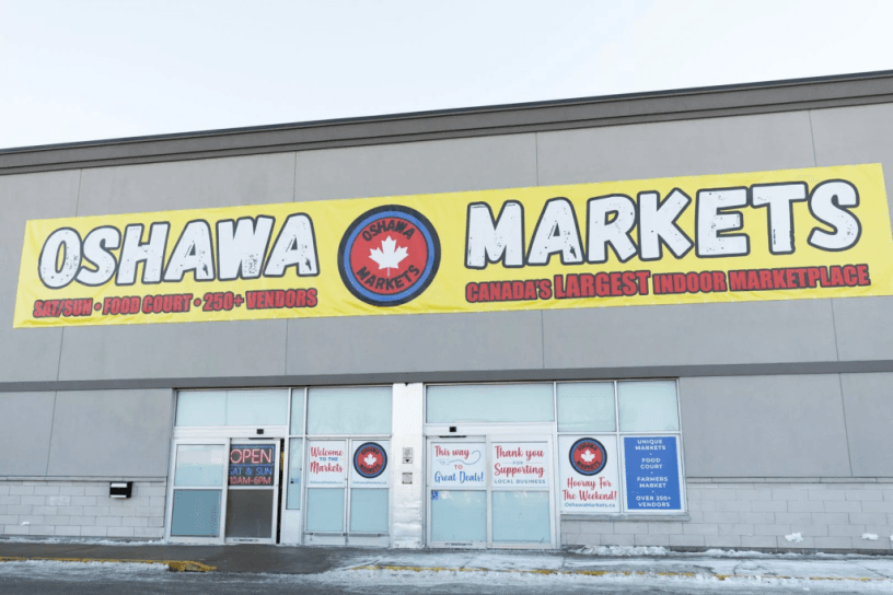 The Oshawa Markets on Simcoe Street S in Oshawa, the indoor market where the XPGames booth is